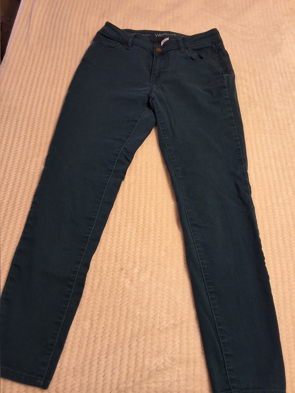 Westport Teal Skinny Jeans